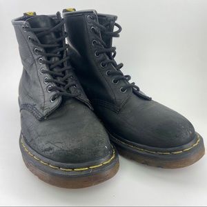 Dr. Martens 8 Eye Black Leather Boots 9L 41EU